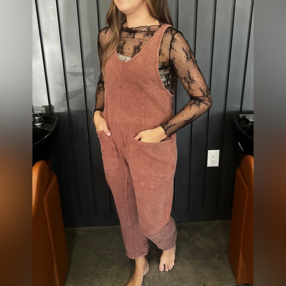 Women's Rust color Jumpsuit